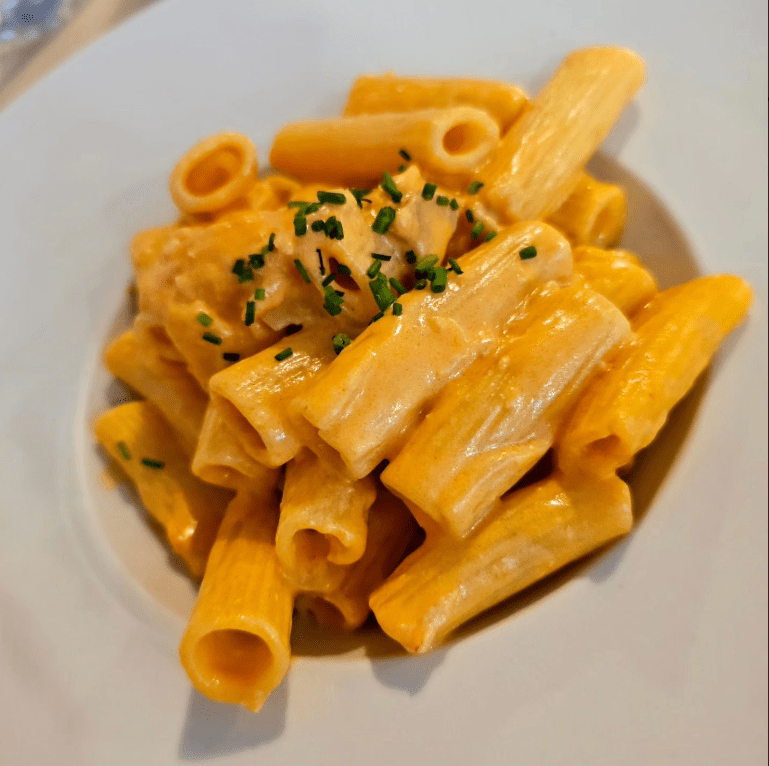 Plato de pasta de la cocina de El Vell Nou