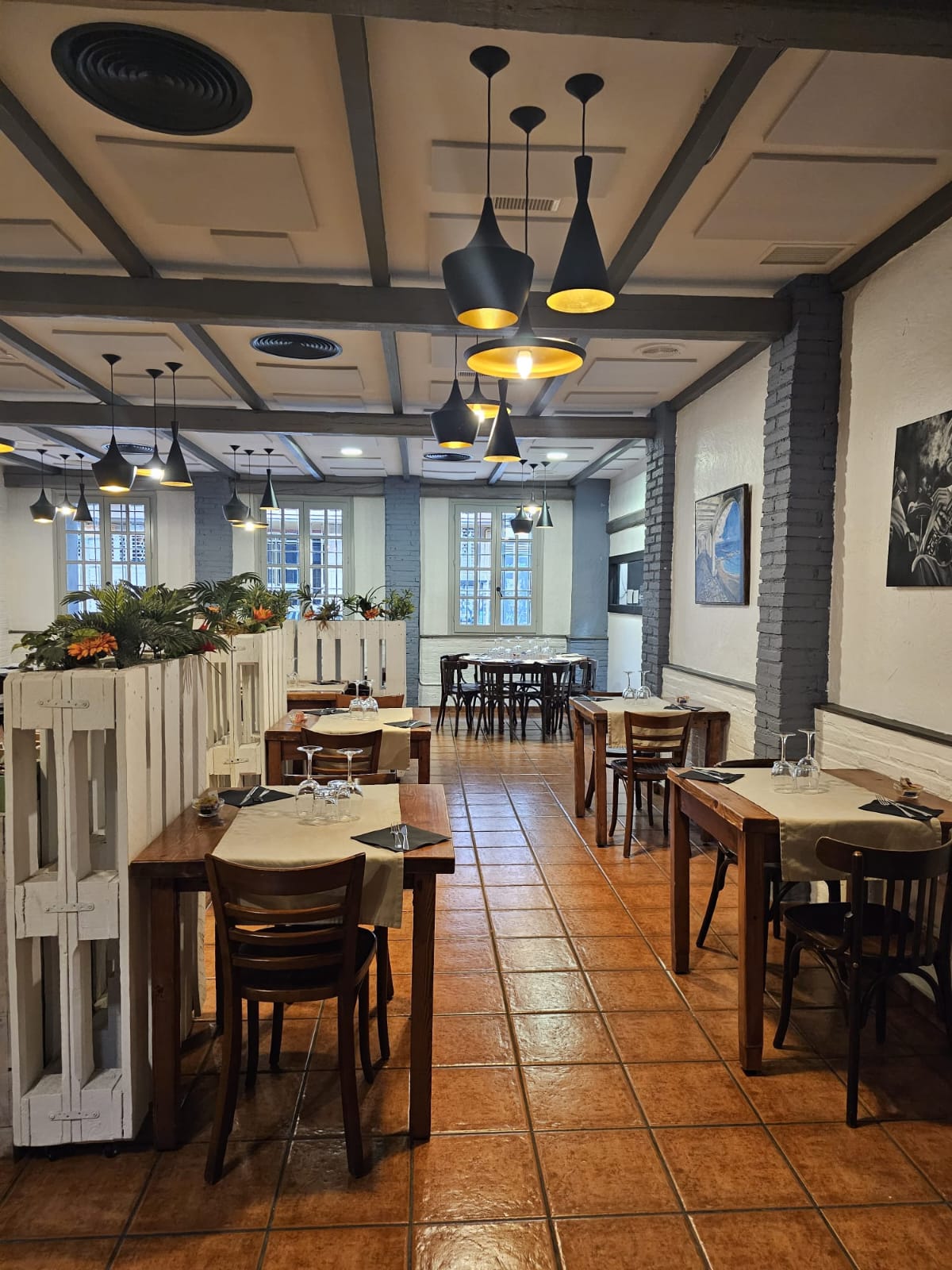 Comedor de El Vell Nou, en Mollet del Vallès
